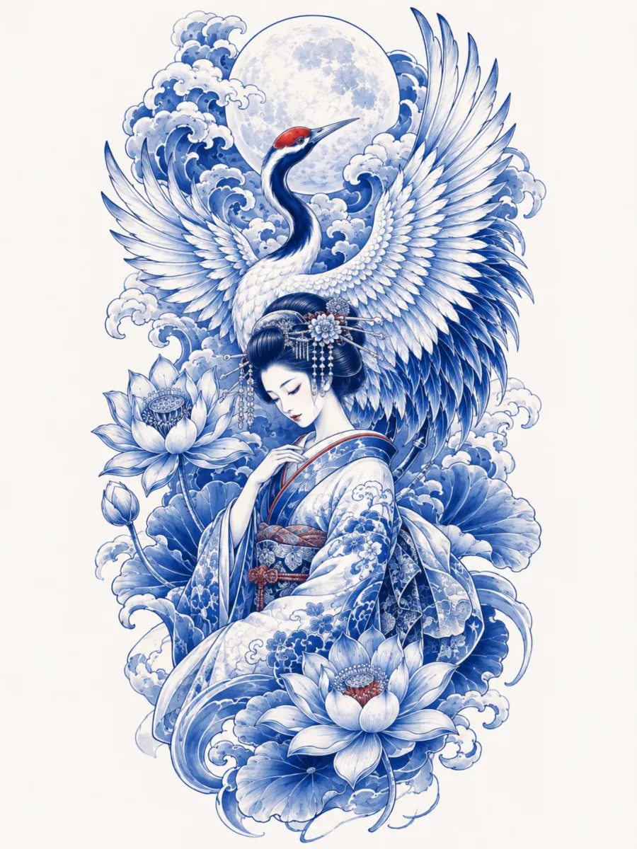 Grue et Geisha - Flash dos complet japonais