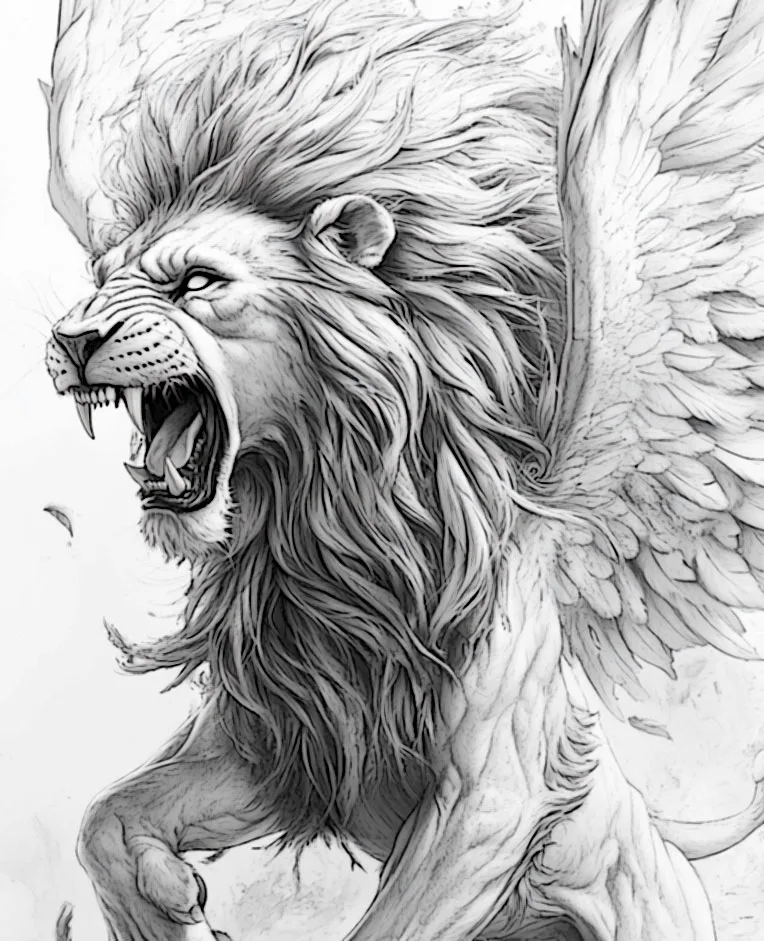 lion realiste