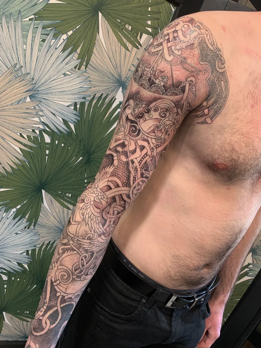 Tatouage Bras Viking Var - photo 2