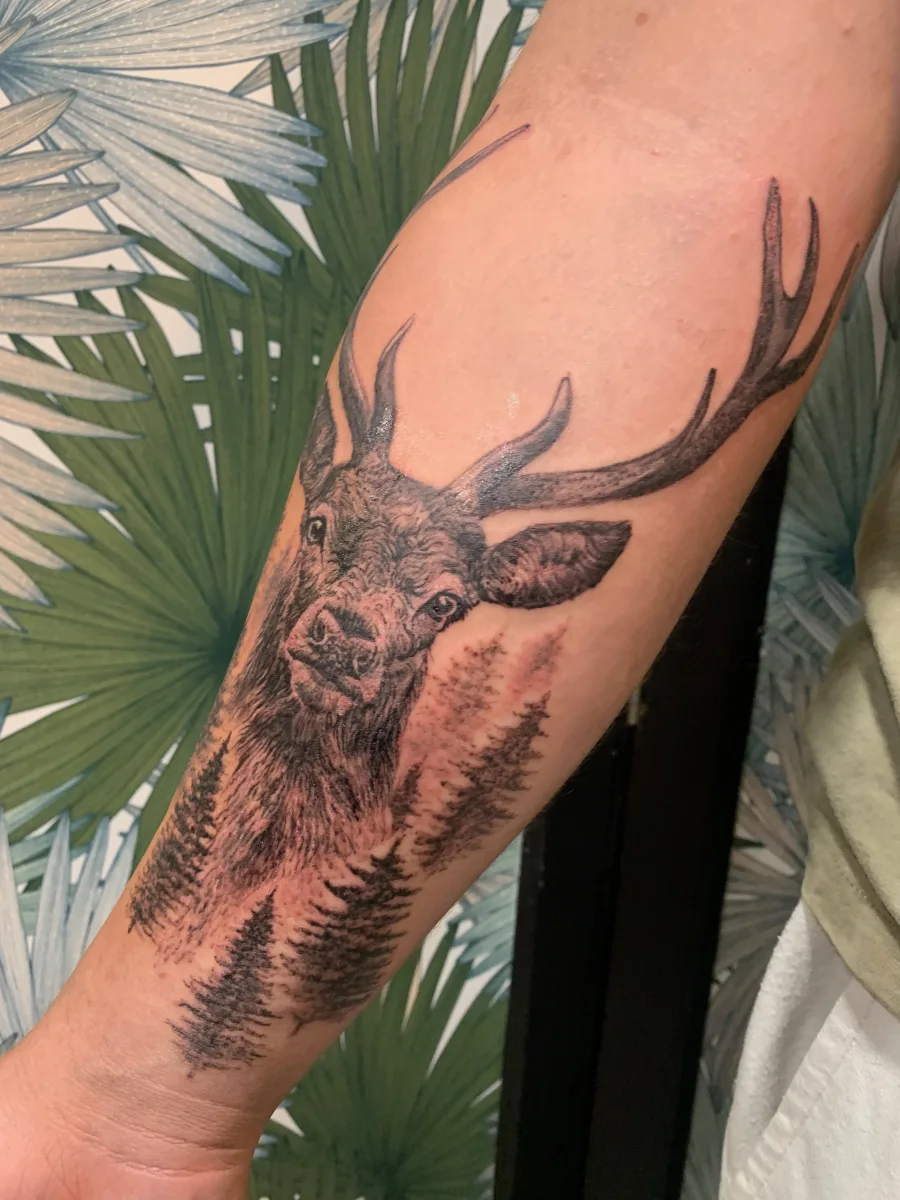 Tatouage Cerf sur Mesure dans le Var - photo 2