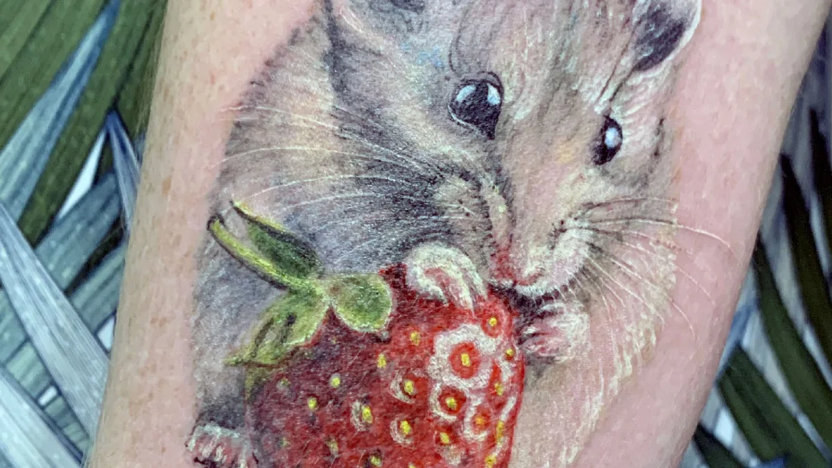 Tatouage Hamster — Une création unique signée Jull's