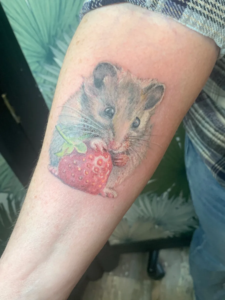 Tatouage Hamster — Une création unique signée Jull's - photo